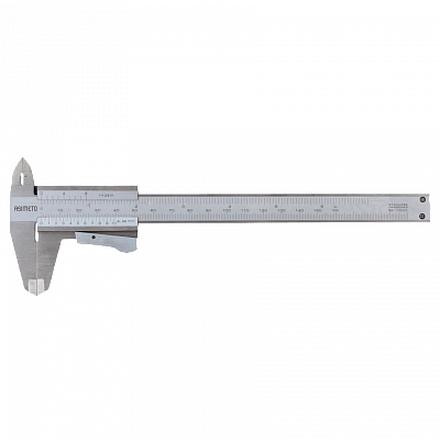 Штангенциркуль нониусный 0,02 мм, 0-150 мм, с зажимом