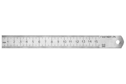 Линейка металлическая 1000х38 мм
