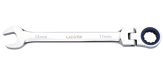 Ключ комбинированный трещоточный гибкий 72 зуба 16мм