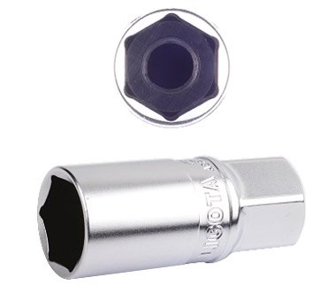 Головка свечная 21мм 1/2"