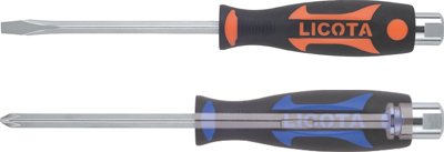 Отвертка усиленная цельнометаллическая (-)9.5*175мм