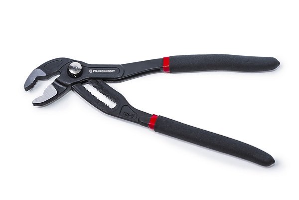 Клещи переставные с кнопочным фиксатором, 250 мм