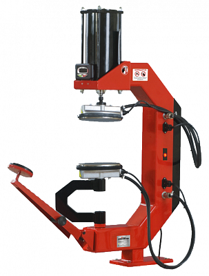 Вулканизатор настольный, пневматический привод, два нагревателя, 1200Вт