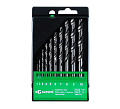 Набор сверл спиральных по металлу 1.0-10.0, шаг 1 мм, DIN 338, HSS-G, 10 предметов