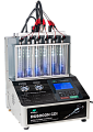 Стенд GrunBaum INJ6000N GDI для проверки и очистки форсунок FSI, GDI и MPI с УЗ ванной, 6 форсунок