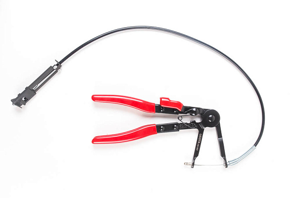 Клещи для шланговых хомутов с тросом