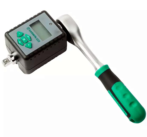 Динамометрическая насадка для трещотки, электронная, двусторонняя, 1/4, 30Нм