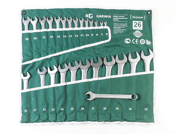 Набор ключей комбинированных 26 предметов 6-32мм