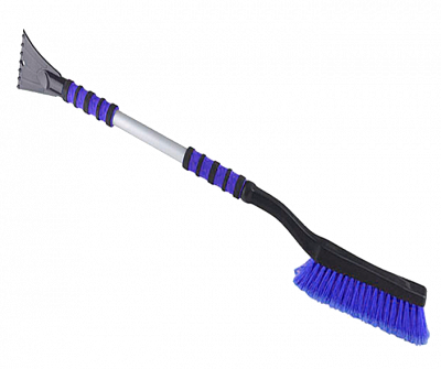 Щетка для снега со скребком и мягкой ручкой 88см BLUE