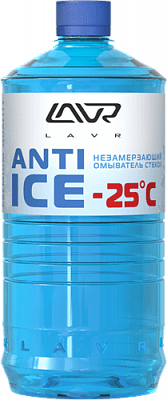 Концентрат незамерзающего омывателя стекол LAVR Anti Ice -25°C, 1л