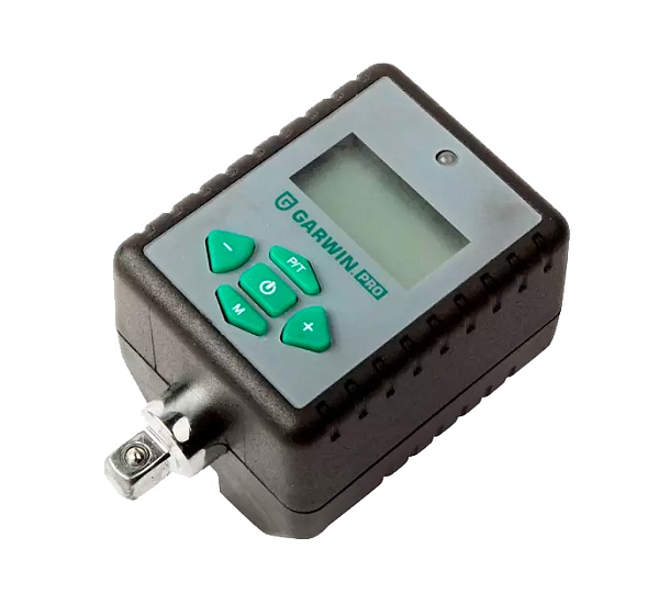 Динамометрическая насадка для трещотки, электронная, двусторонняя, 1/4, 30Нм