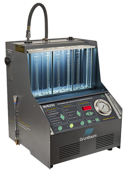 Стенд УЗ GrunBaum INJ6000, для 6-х форсунок с УЗ ванной