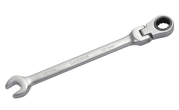 Ключ комбинированный трещоточный с шарниром 12 мм