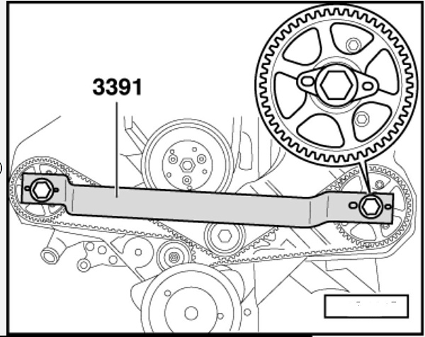 Установочная планка для валов VAG V6