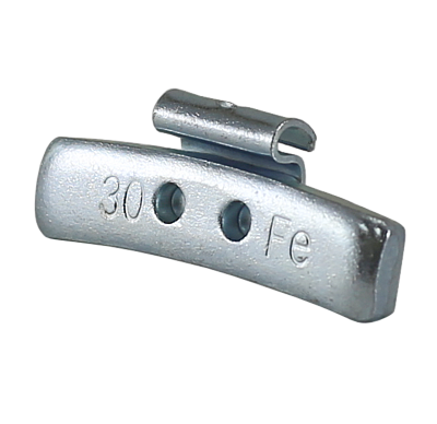 Грузик балансировочный для штампованных дисков (сталь "Fe"), 20 гр. (100шт/уп)