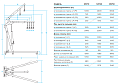 Кран гидравлический складной, г/п 2000 кг