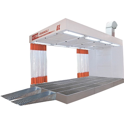 Пост подготовки к окраске с верхним пленумом Guangli, напольные решетки (пленум)