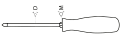Отвертка усиленная (-) SL6.5*125мм
