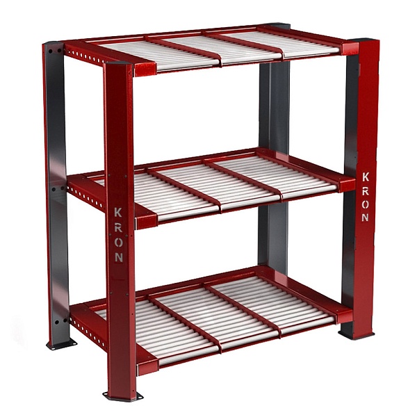 Роликовый стеллаж для АКБ