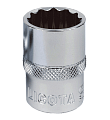 Головка торцевая 12гр. 1/4" 11мм