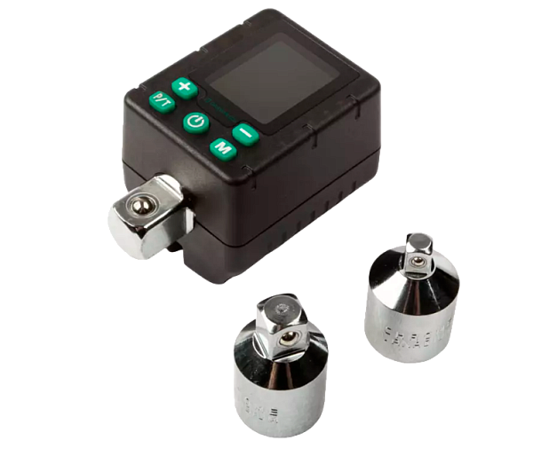 Динамометрическая насадка для трещотки, электронная, двусторонняя, 1/2, 200Нм