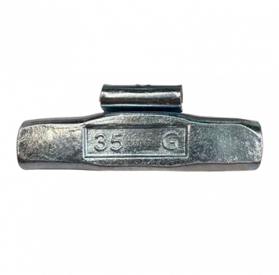 Грузик балансировочный для штампованных дисков (сталь "Fe"), 50 гр. (50шт/уп)