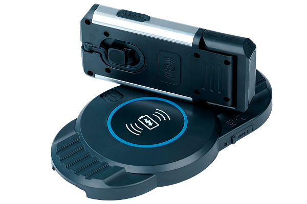 Фонарь светодиодный, аккумуляторный, с бесконтактным зарядным устройством