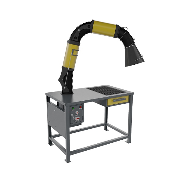 Стол сварщика с вытяжкой