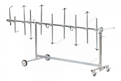 Стенд для окраски деталей, вращающийся, усиленный