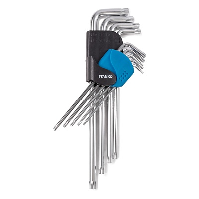 Набор угловых ключей Torx экстра длинных 9шт.