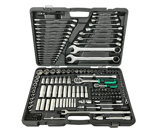 Набор ручных инструментов 1/4" и 1/2" 6 гр. 169 предметов