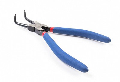 Съемник стопорных колец сжим, загнутый 140мм