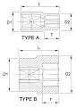 Головка торцевая 12гр. 3/4" 38мм