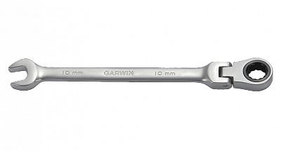 Ключ комбинированный трещоточный с шарниром 10 мм