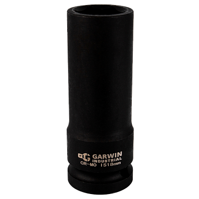 Головка торцевая ударная глубокая 1/2", 6 гр., 12 мм