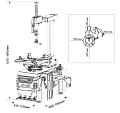 Шиномонтажный стенд, автомат, двухскоростной стол, до 24", 380В