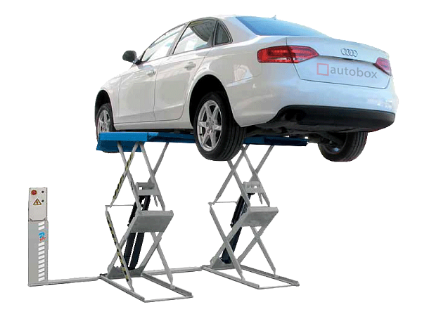 Подъемник ножничный, электрогидравлический, г/п 3 т