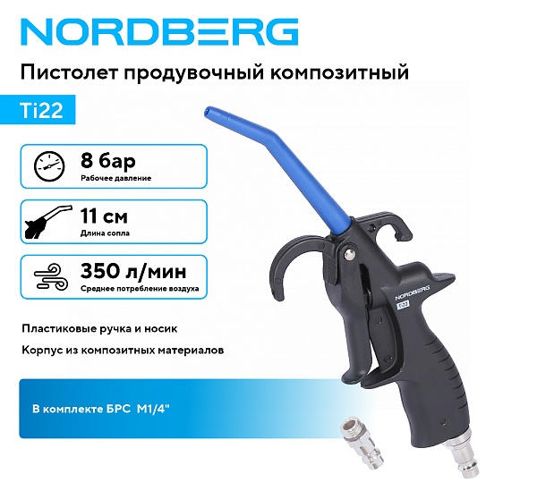 Пистолет продувочный композитный